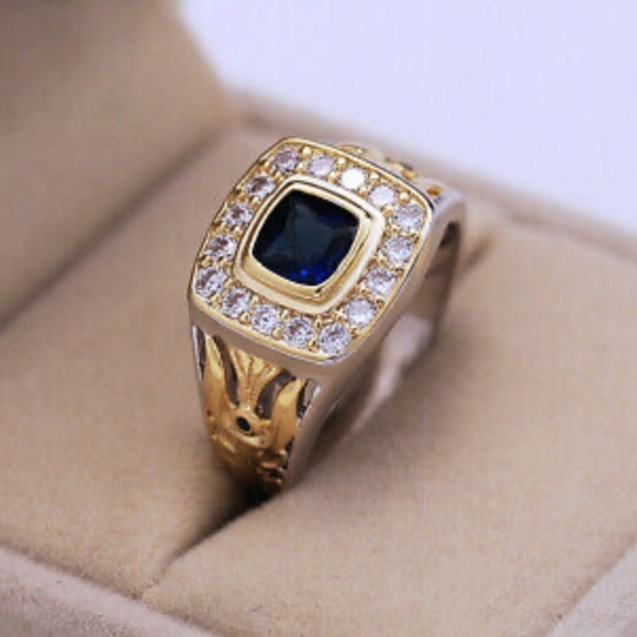 NEW 925 Two tone Ring - Picture 6 of 9